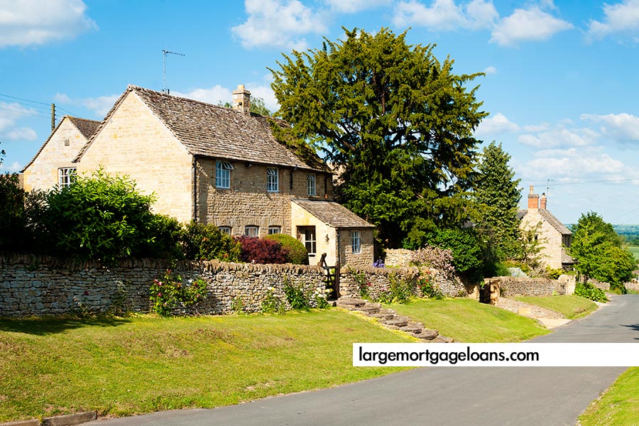 Image of cotswold stone victorian vicarage.